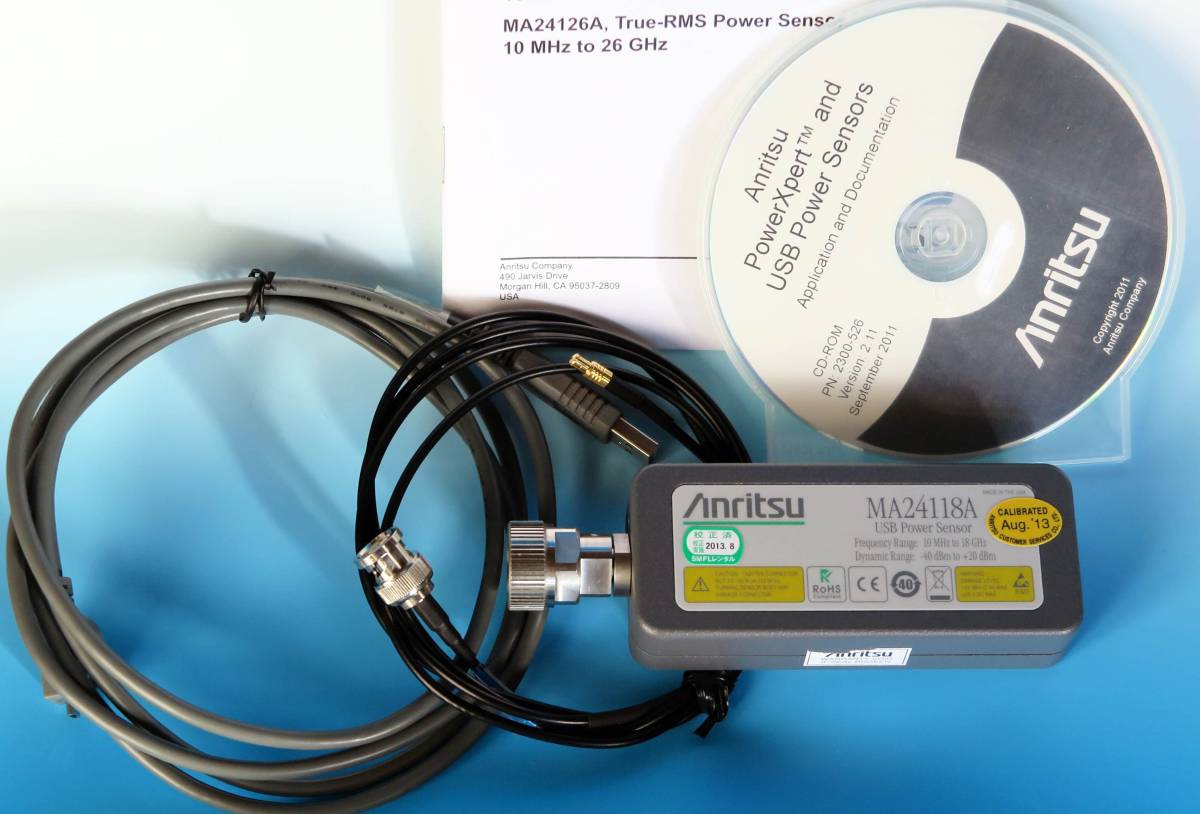 ANRITSU アンリツ USBパワーセンサー MA24118A 中古 動作品 