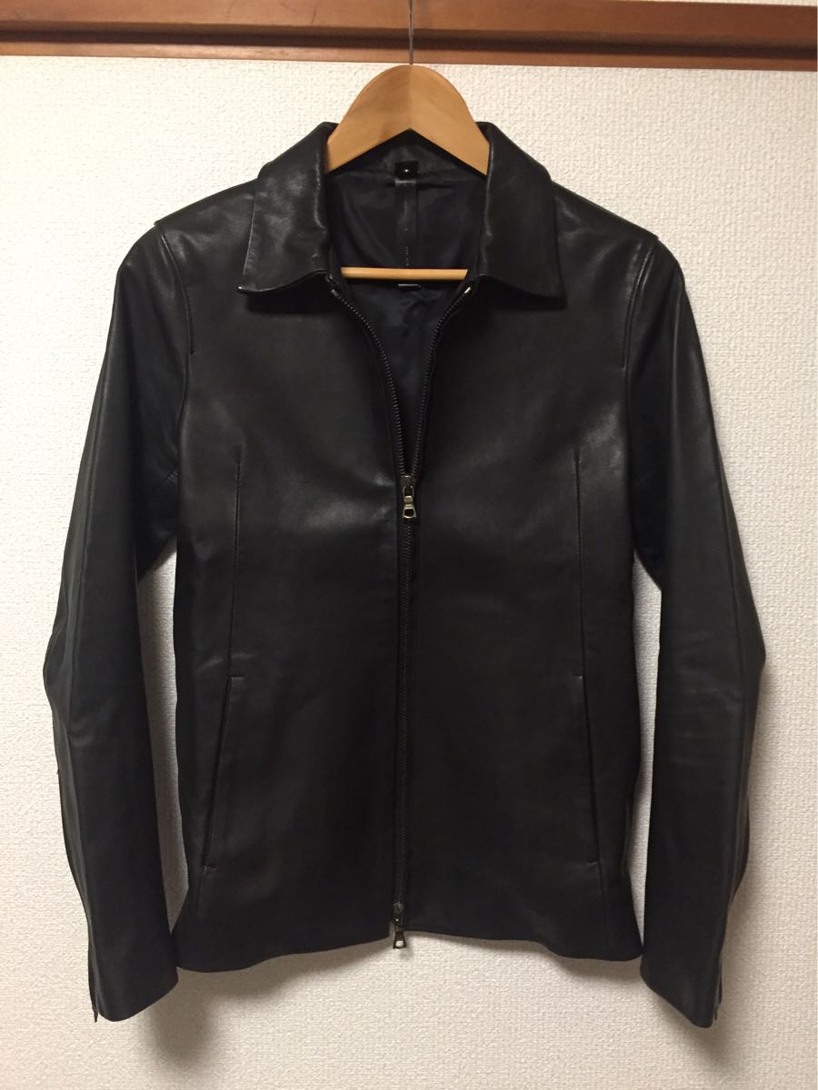 希少品 美品『wjk』ハードラムレザージャケット/レザーライダース 