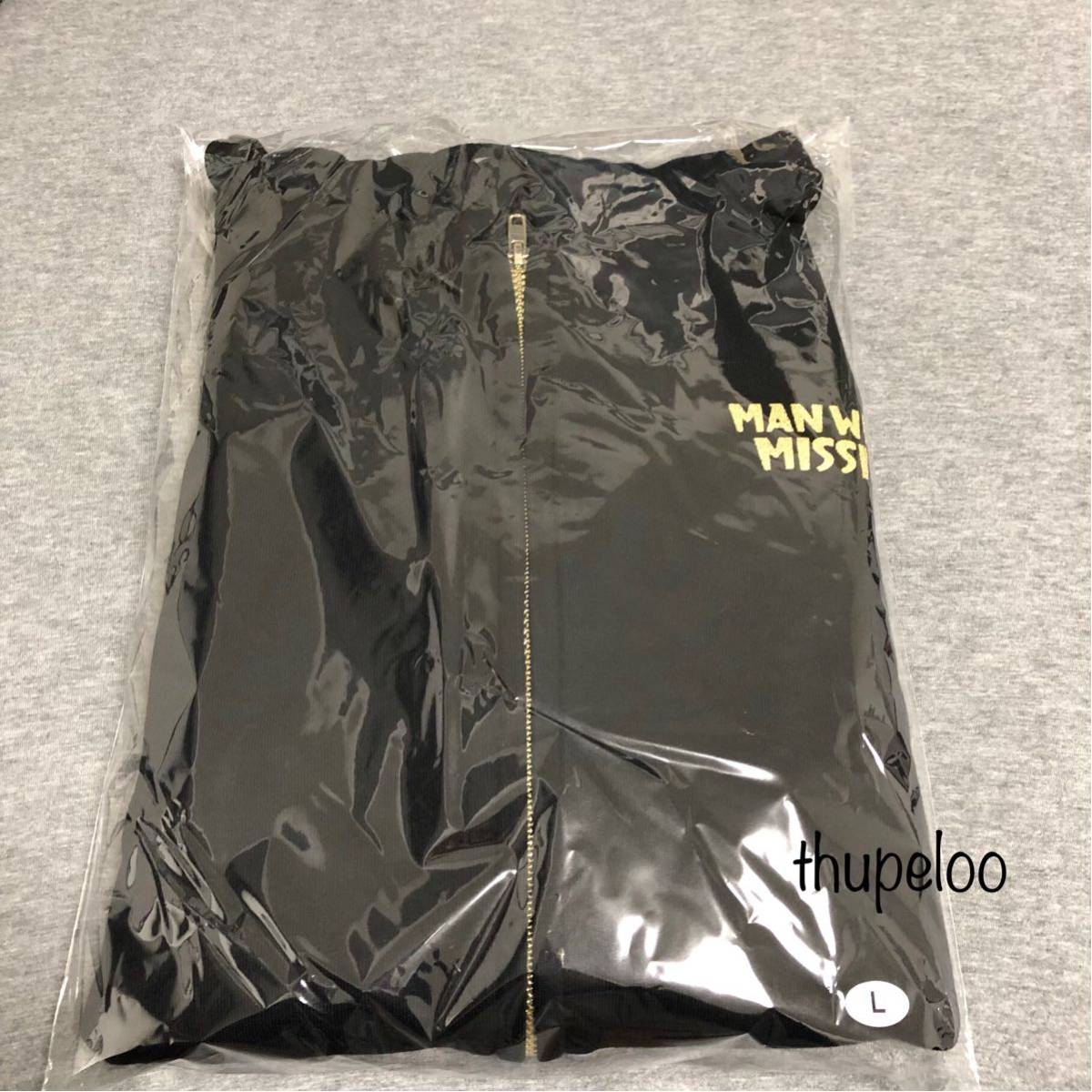 即決 送料510円～ Ｌサイズ 新品未使用 MAN WITH A MISSION スペシャルロゴパーカー ブラック ゴールド