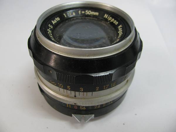 ニコンNikon　NIKKOR-S Auto 1:1:4 f=50mm　ジャンク(^41QFA
