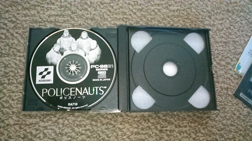 PC-9821 CD-ROM+3.5インチFD ポリスノーツ POLICENAUTS KONAMI(ゲーム
