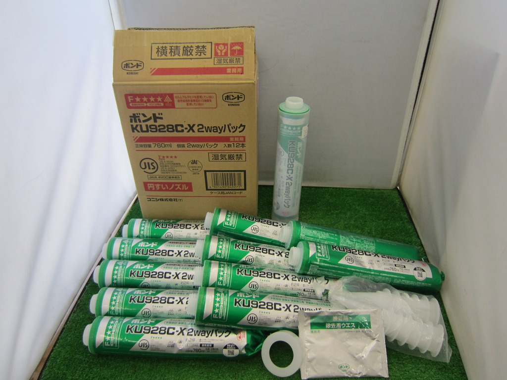  KONISHI コニシ ボンド KU928C-X 2wayパック 淡黄白色 業務用 円すいノズル付 760ml 12本入り ①(接着剤、ボンド、テープ)｜売買されたオークション情報、yahooの商品情報をアーカイブ公開 - オークフ その他