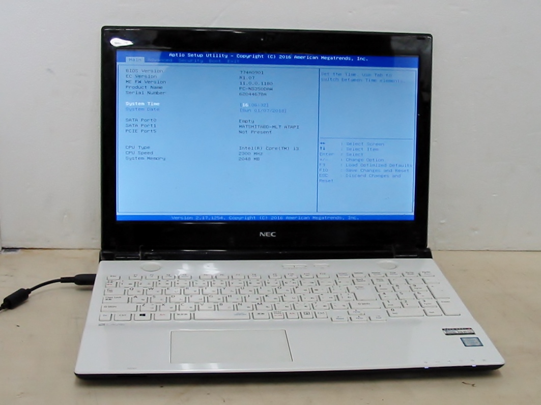 NEC LaVie Core LAVIE Note Standard PC-NS350EAR 2.3GHz : 6100U 8GB