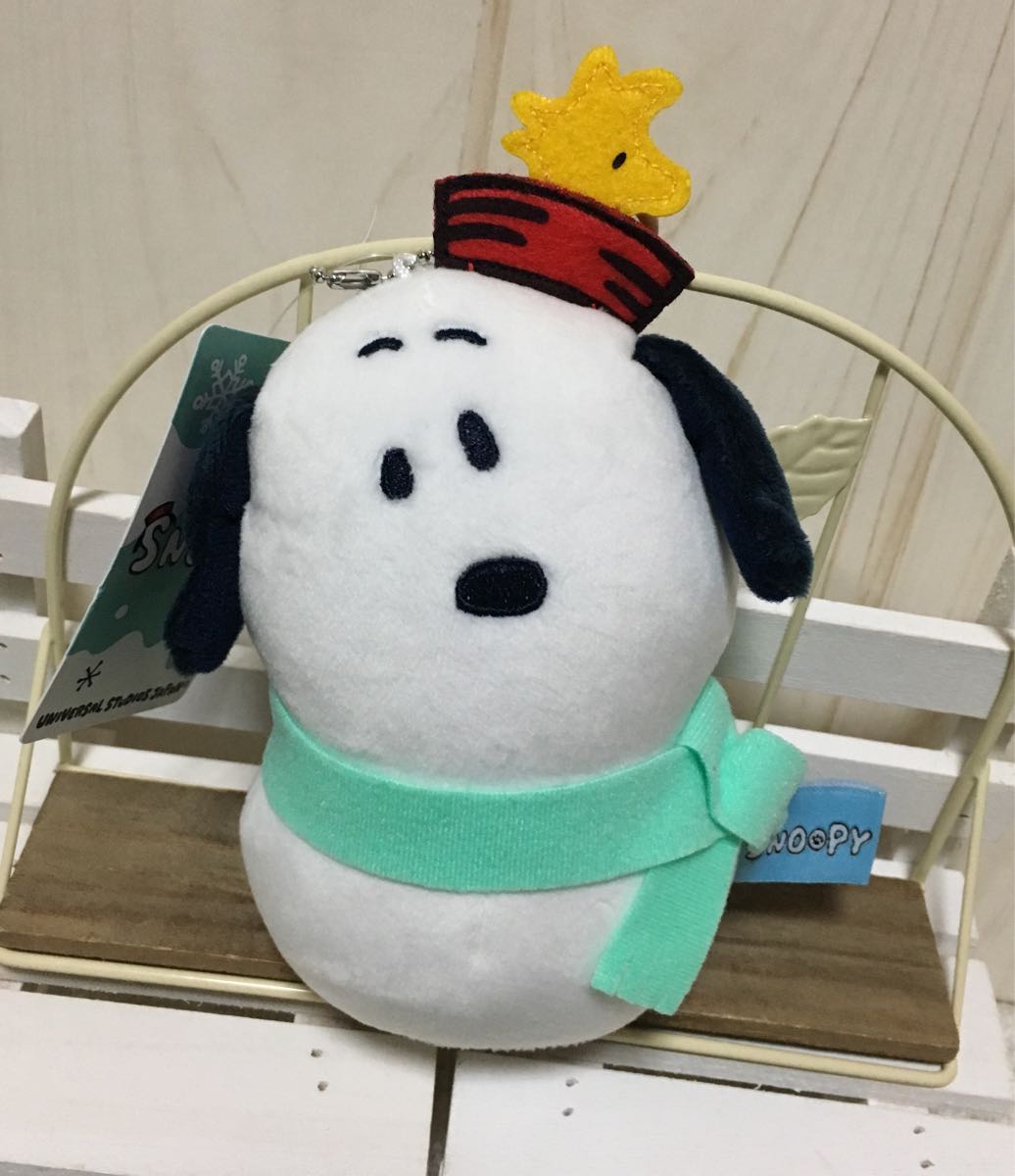 Usj スヌーピー スノーマン ぬいぐるみ マスコット ボールチェーン ふわふわ 雪だるま ウッドストック スヌーピー 売買されたオークション情報 Yahooの商品情報をアーカイブ公開 オークファン Aucfan Com
