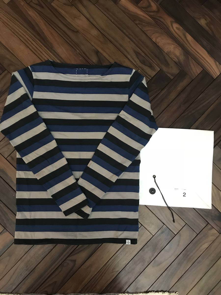 新作入荷，定番 visvim BORDER TEE INDIGO L/S size2(トップス)｜売買されたオークション情報、yahooの商品情報をアーカイブ公開 - オークファン 男性用