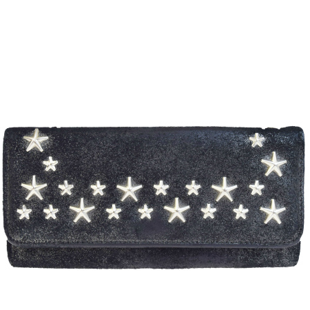 JIMMY CHOO スタースタッズ ブラック 二つ折り財布 JIMMY CHOO ジミー