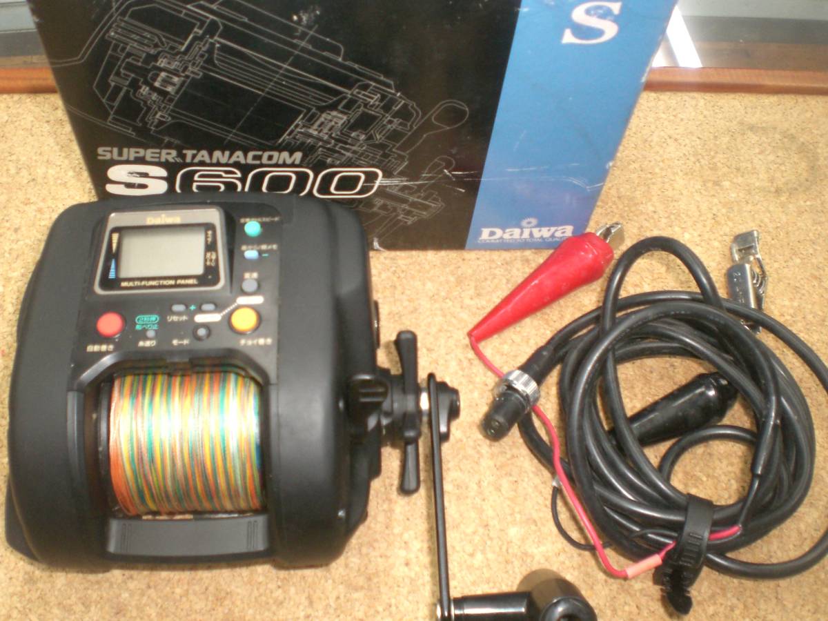【良品】ダイワ SUPER TANACOM-S 600WP ダイワ スーパータナコン S600 電動リール SUPER DAIWA 600W