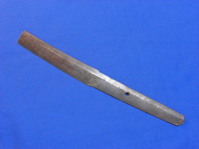 ⑪ 日本刀 なかご その2 研ぎ練習 ナイフ作成 日本刀残欠クラフトナイフ