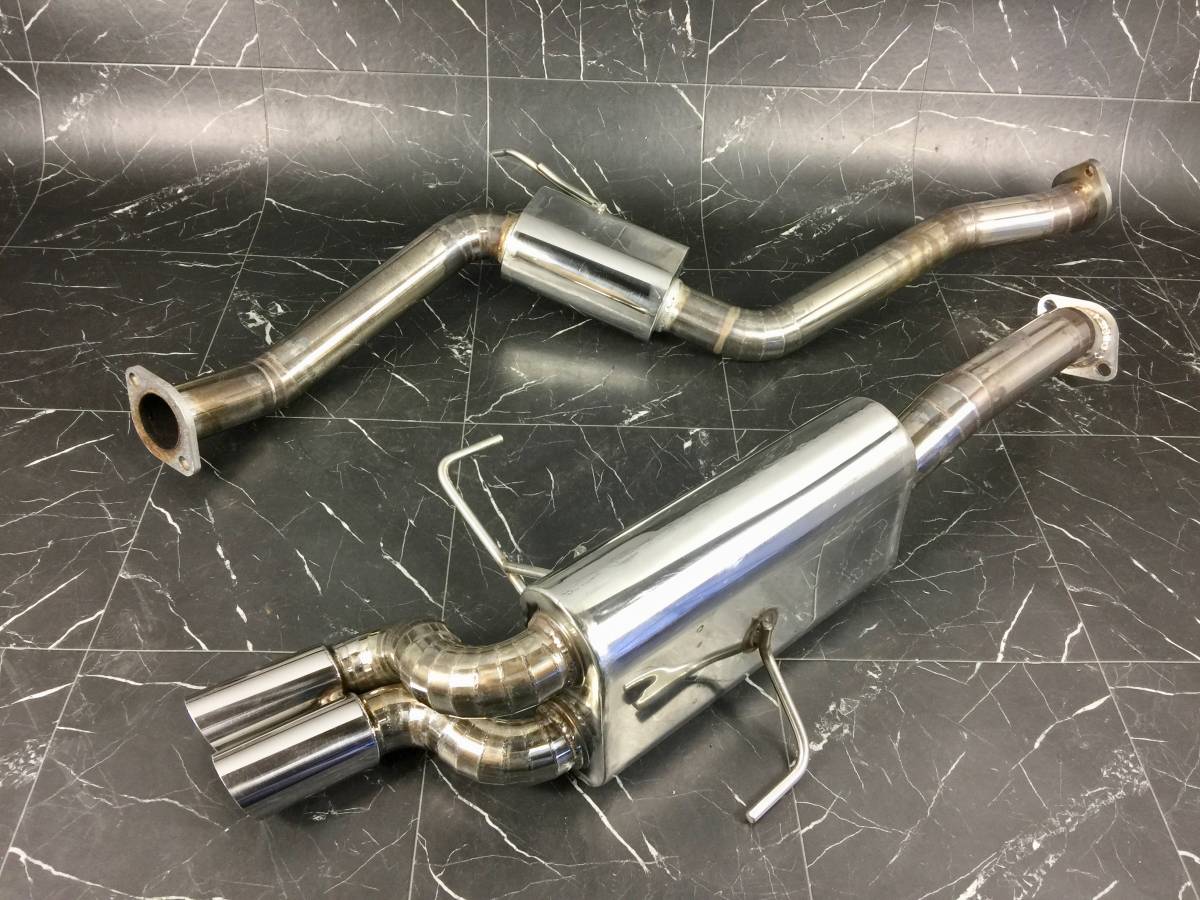 ☆美品☆希少な逸品☆江花工業/EBN アルファロメオ 156 V6 マフラー デュアル センターパイプ