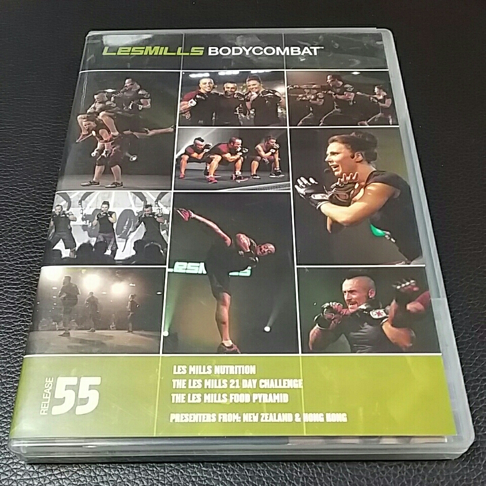 再生良好！正規品 レスミルズ ボディコンバット 55 DVD CD ノート