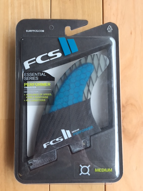 FCS II PC Performer Carbon Tri Fins - CARBON PERFORMER TRI Surf MB