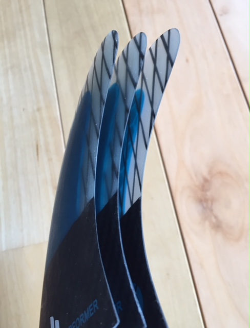FCS II PC Performer Carbon Tri Fins - CARBON PERFORMER TRI Surf MB