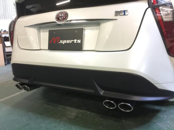 新商品[ARsports]50系PRIUS/プリウス オーバル左右デュアルマフラー