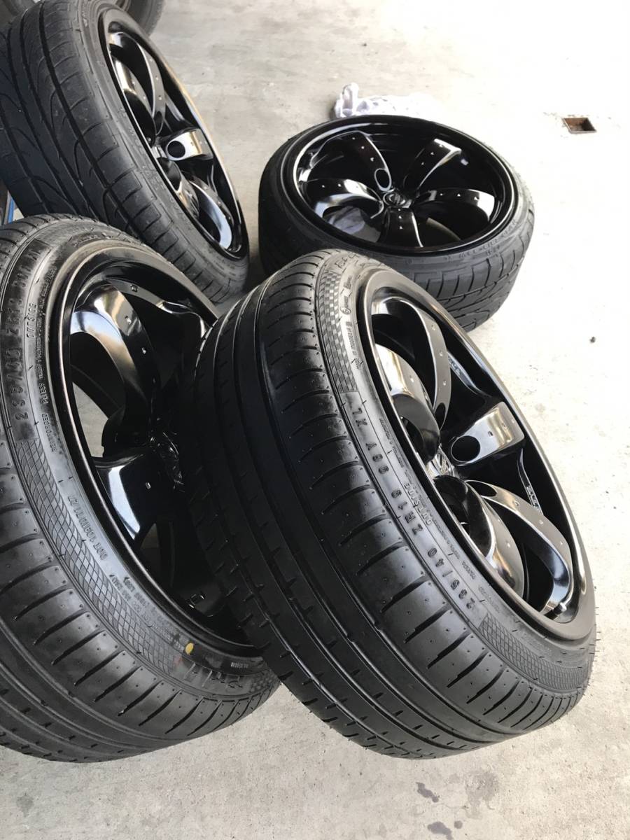 フェアレディZ純正ホイール4本Z33ニスモRAYS製タイヤ4本付(ラジアル
