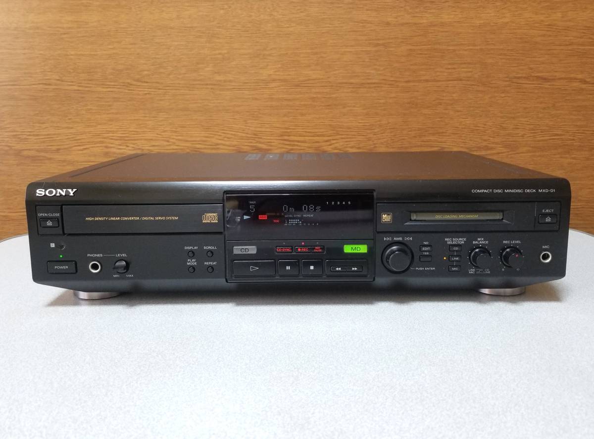 MXD-D1 SONY ソニー CD⁄MD 完動品 Yahoo!オークション CD⁄MD
