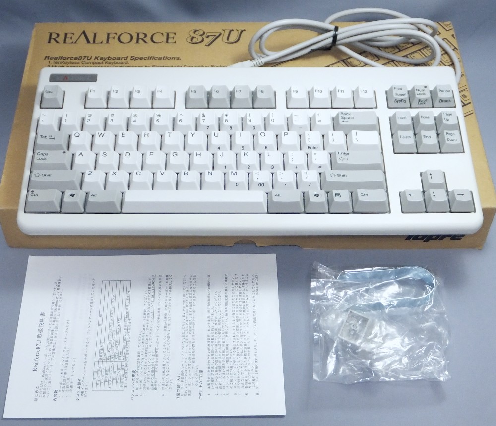 東プレ REALFORCE 87UW SE07T0 キーボード 東プレ REALFORCE 87UW