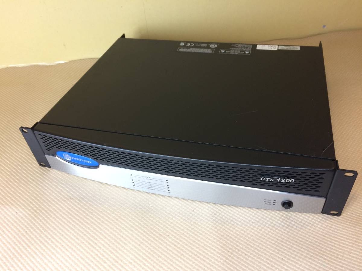 Amcron CTs1200 2chパワーアンプ動作品 CTs1200 良音2chアンプ Amcron(Crown) - 送料無料] [動作品] (定価