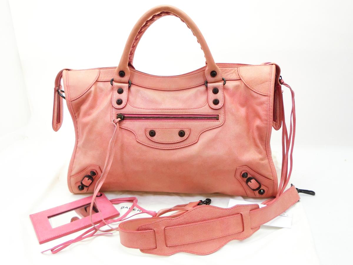 ◇S3764 BALENCIAGA バレンシアガ ザシティ 2WAY ハンド バッグ 【公式 