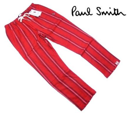 ロングパンツ ポールスミス フランネル Paul ベルトフロント A160新品