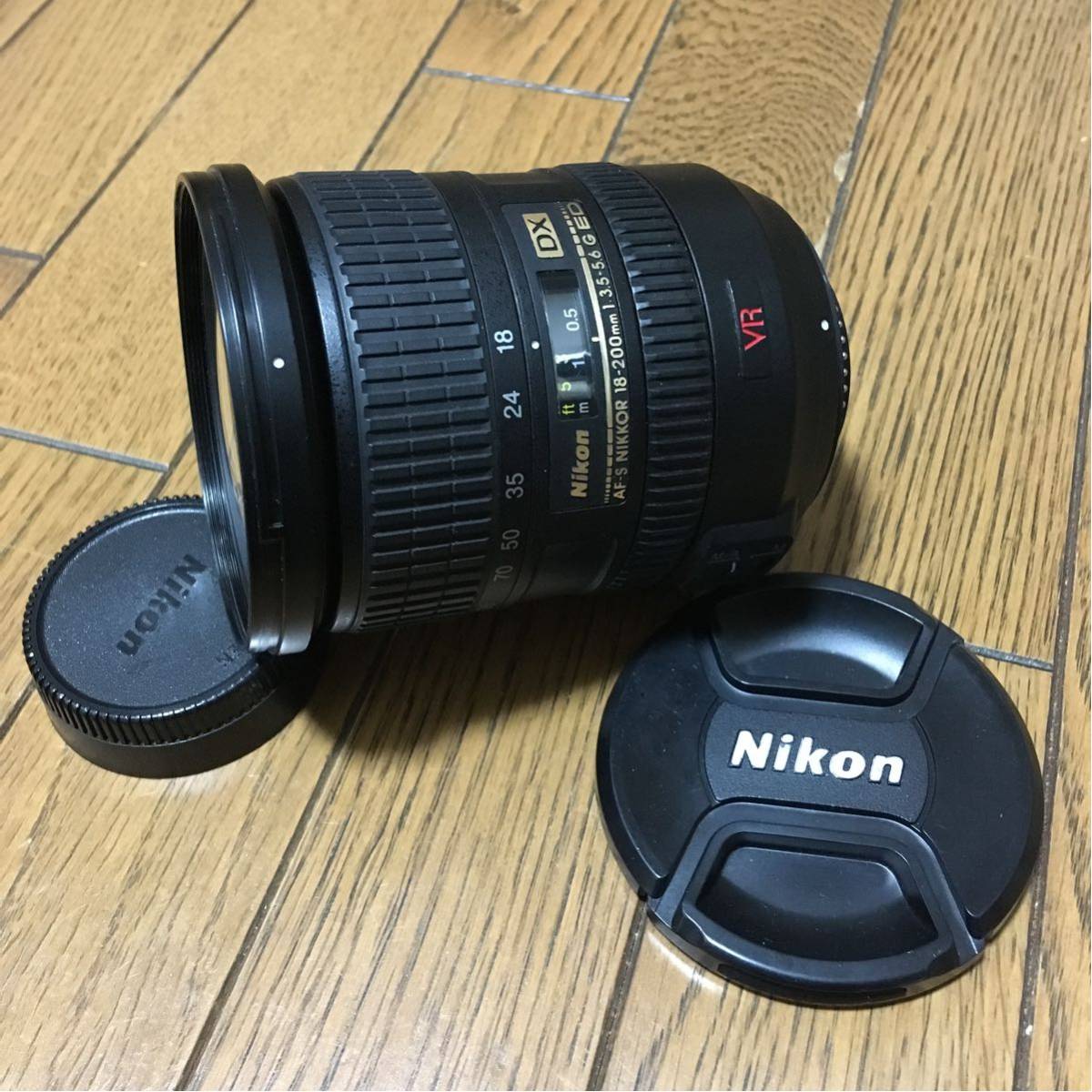 NIKON AF-S DX NIKKOR 18-200mm 1:3.5-5.6G ED VR 動作も写りもOKです 