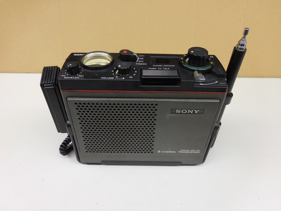 ☆ SONY 古いトランシーバー ICB-770 中古品です。 ☆ 【公式通販】