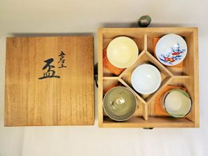 五名工盃 共箱 永楽善五郎 清風与平 近藤 土山恭仙 小林