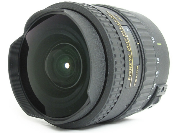 良好 Tokina AT-X 107 DX Fisheye 10-17mm F3.5-4.5 DX 魚眼 レンズ