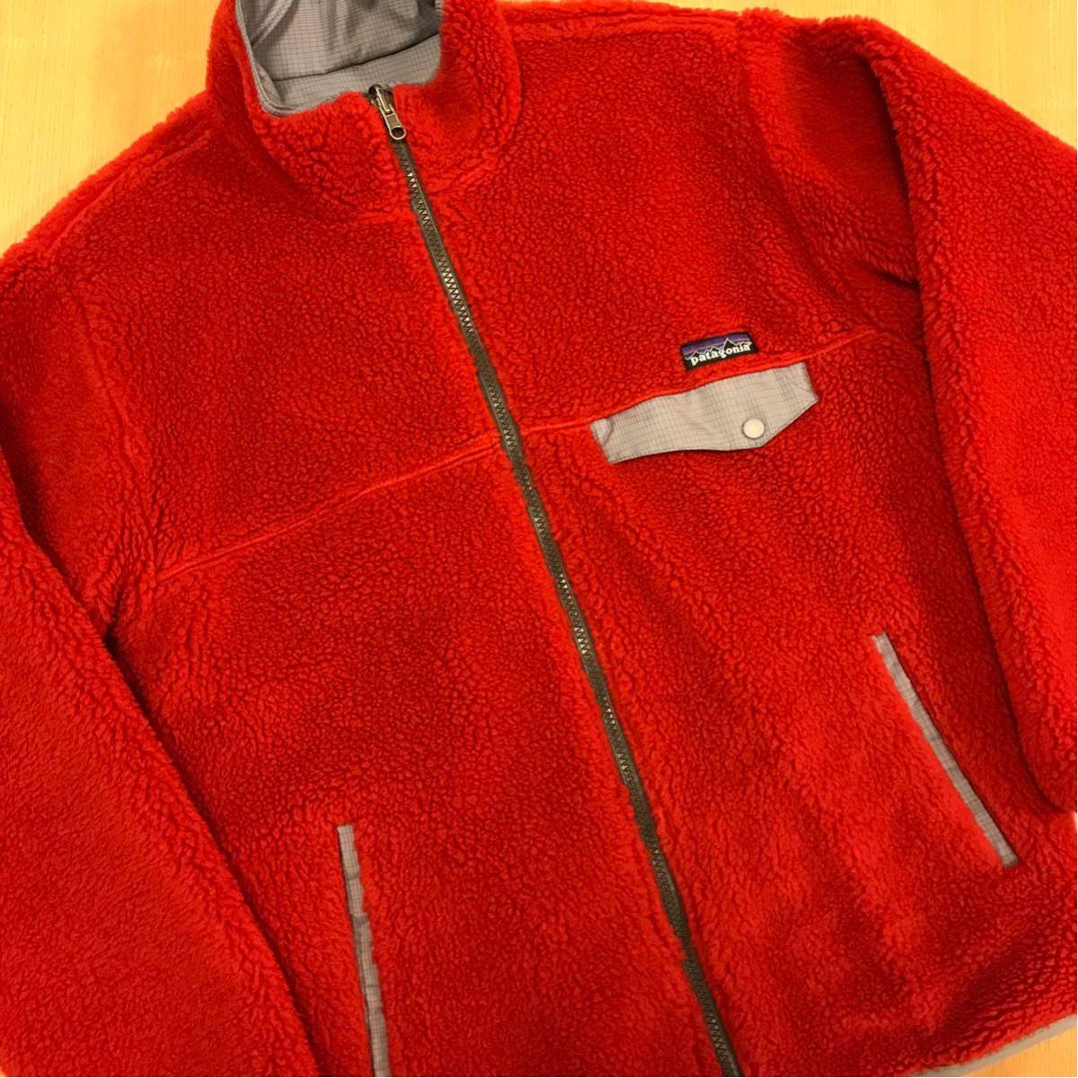 美品 パタゴニア リバーシブルスナップジップジャケット メンズ XS 