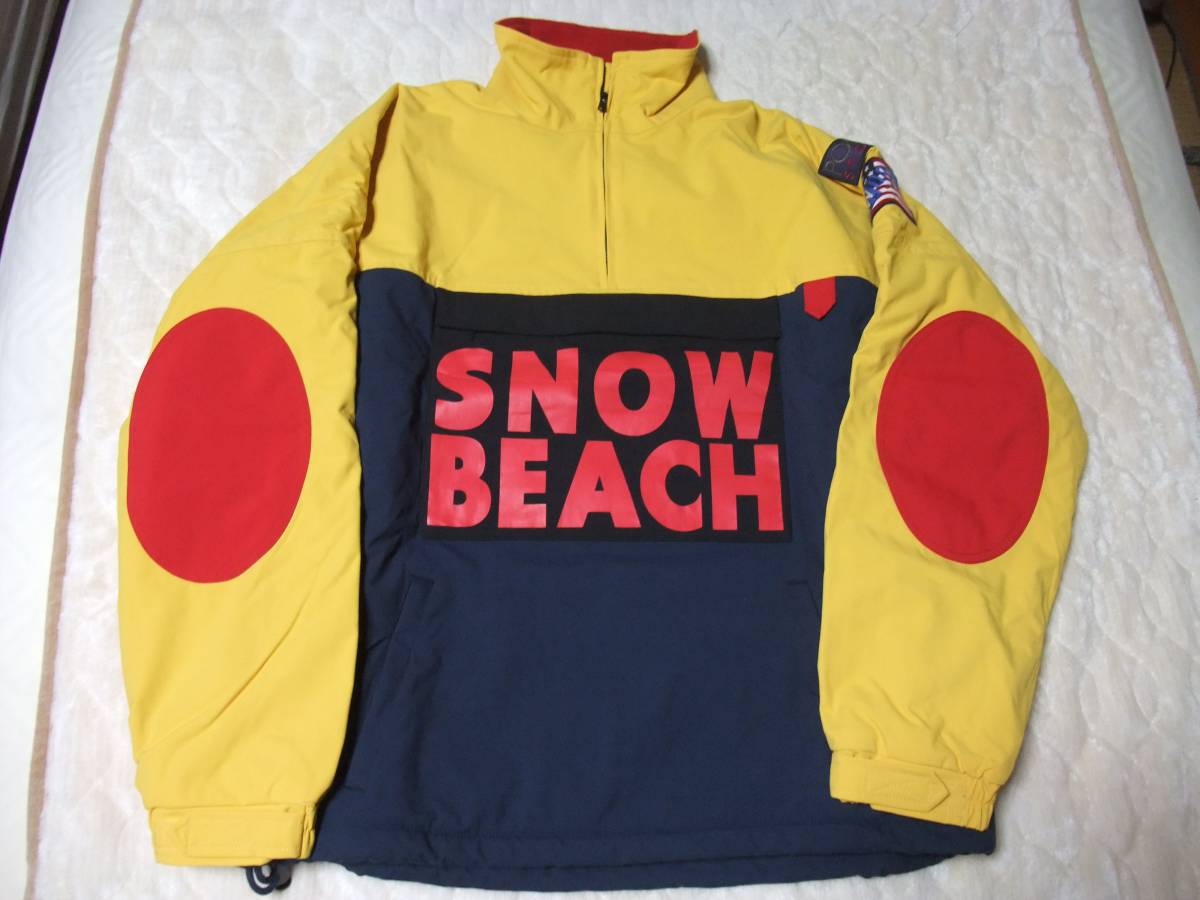 国内正規 2018 復刻 ポロ ラルフローレン スノービーチ HALF ZIP SMOCK 
