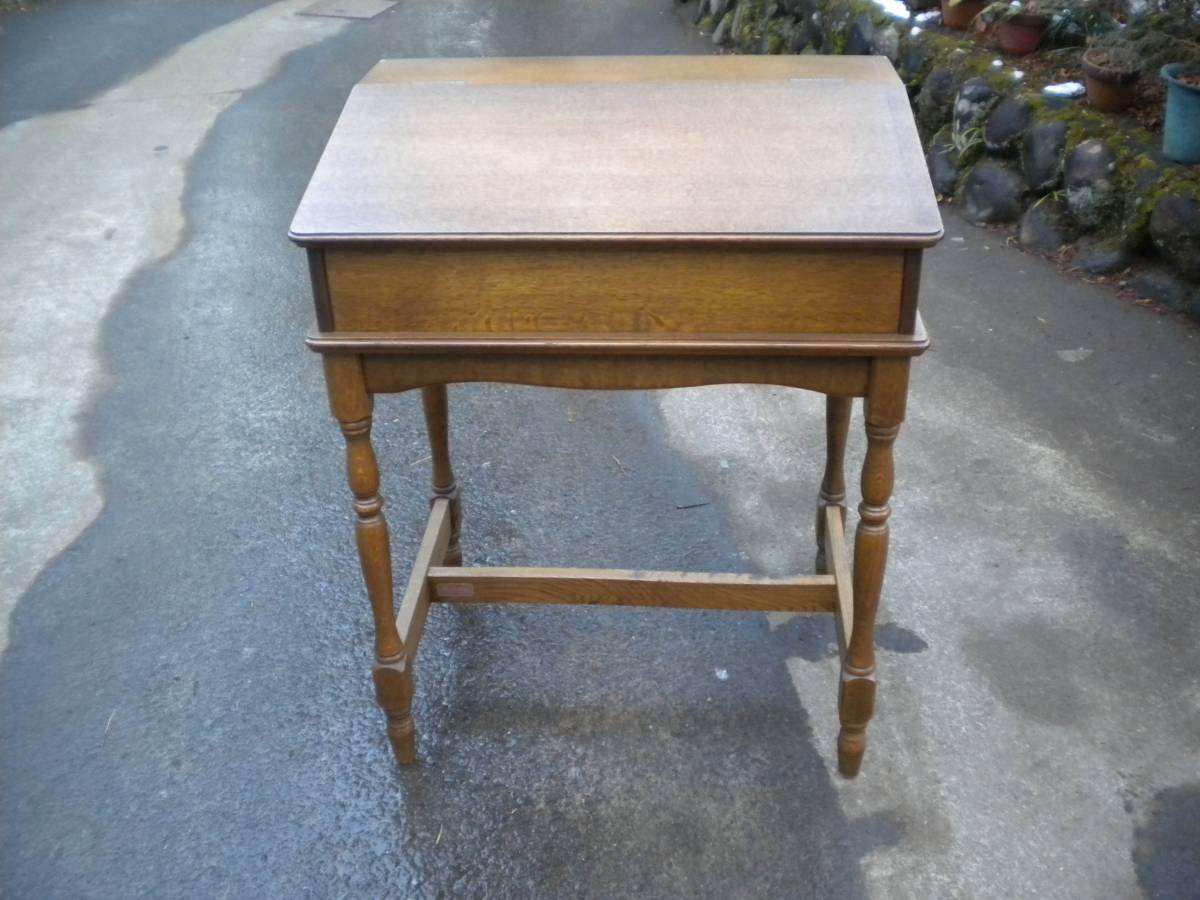 中古 昭和レトロ Mackenzie /化粧机/ドレッサー/鏡台 メイクデスク 