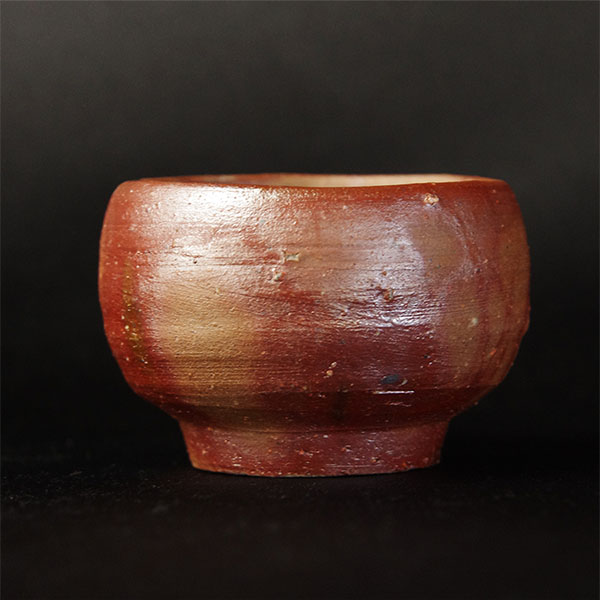 人間国宝』 【takekore】人間国宝 伊勢崎淳 備前ぐい呑 盃 酒器 e01