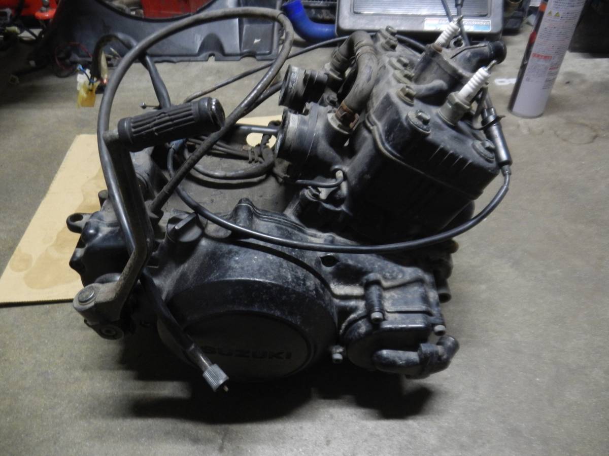 ガンマ250 GJ21A エンジン 部品取りベース用 J201(エンジン