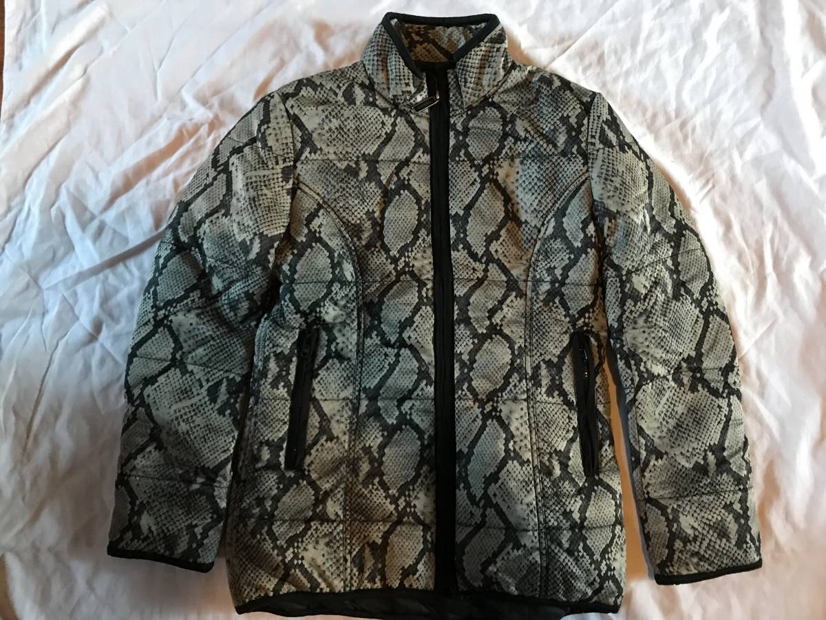 ヒステリックグラマー ジャンパー ジャケット 美品 中綿 ヘビ柄 送料 