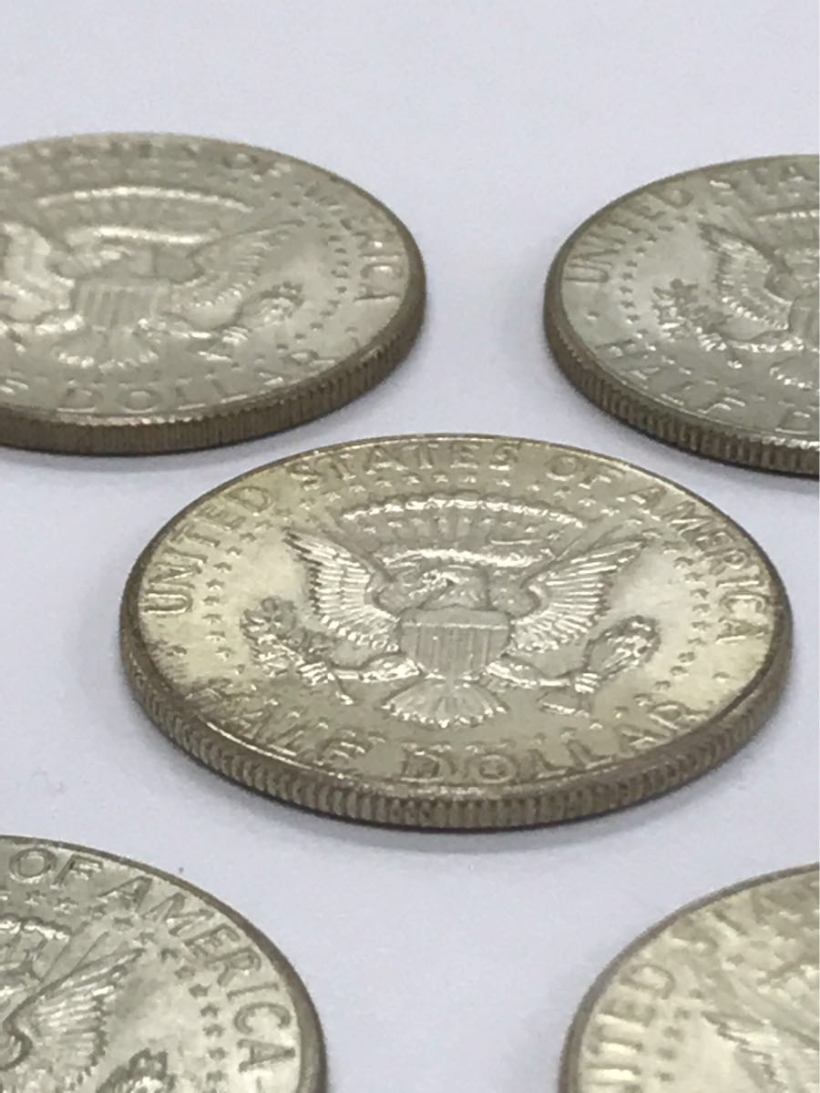 ケネディ ハーフダラー アメリカ銀貨 1964年 7枚セット☆1円スタート