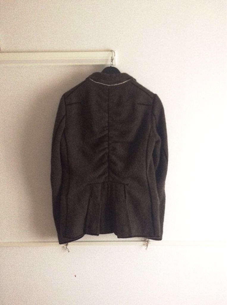 定価13万 09aw NUMBER(N)INE 名作 カーテンジャケット コート 3 焦茶 TAKAHIROMIYASHITA / SOLOIST ソロイスト