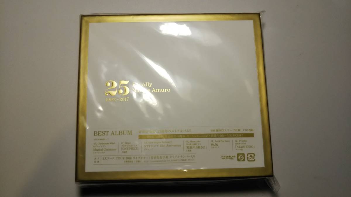 安室奈美恵　Finally　3CD　初回限定盤　新品同様　スマプラ付き_1