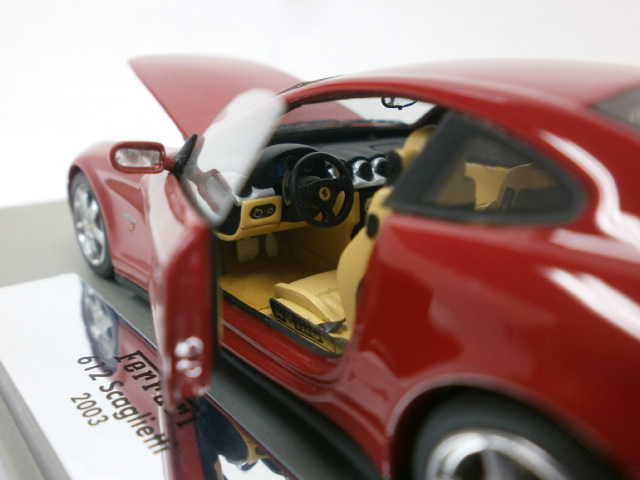 BBR・GASOLINE 1/43 フェラーリ 612 スカリエッティ 2003 オープンモデル (2333-409) 0 1&frasl;43 Ferrari Car Resin Model