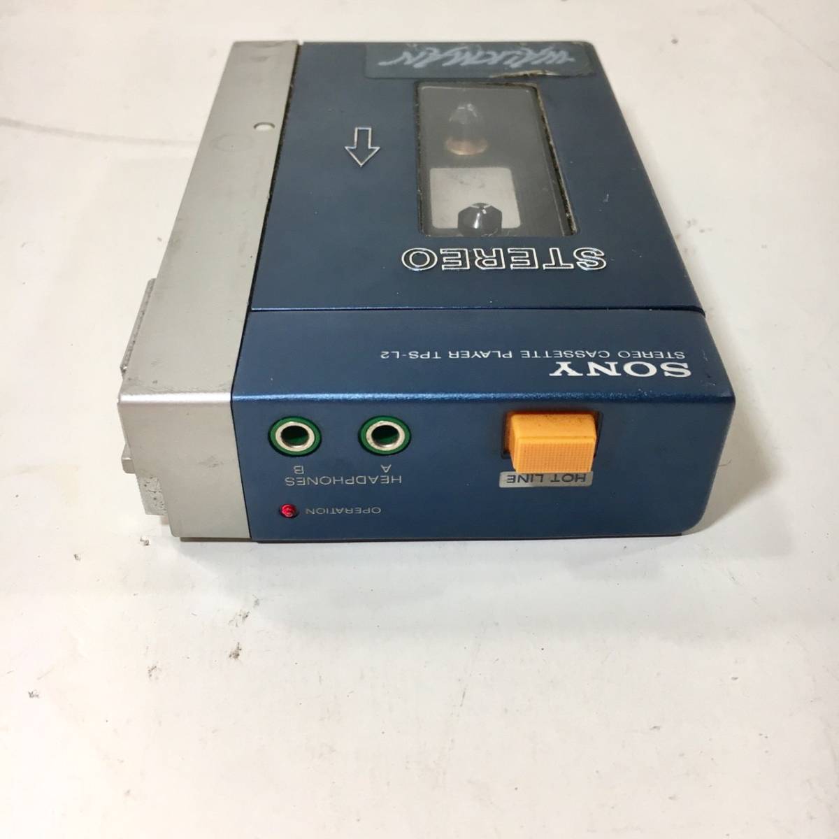TPS-L2 SONY 初代WALKMAN 中期型 ソニーカセットウォークマン ケース付 