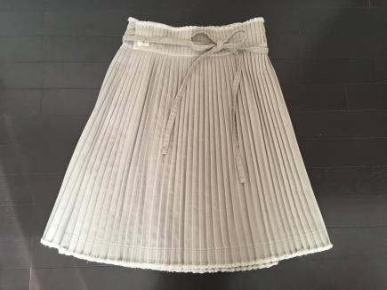 手洗い可能》ローンドットプリントタックギャザースカート&frasl; ＊KAPITALキャピタル＊チノ　フリンジプリーツスカート/サイズ1