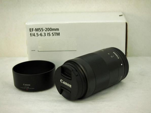 IS F4.5-6.3 EF-M55-200mm Canon STM 望遠ズームレンズ 中古キヤノン EF-M