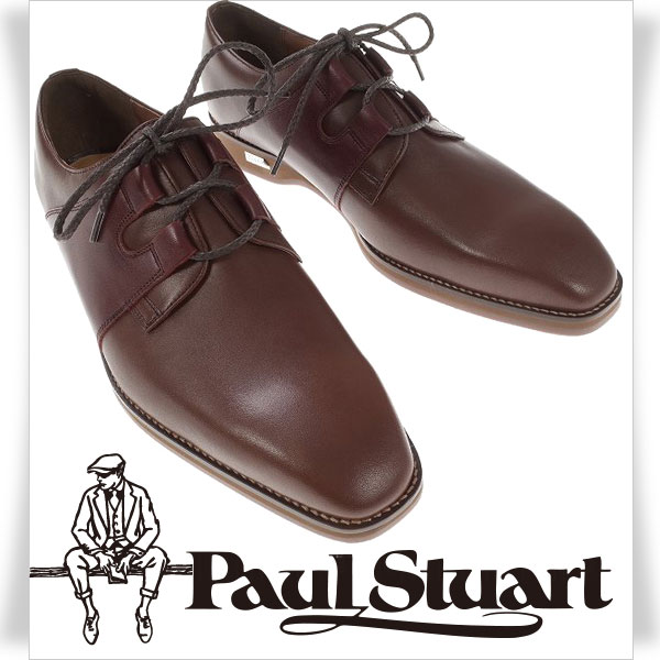 新品☆PaulStuart ポールスチュアート 新品 日本製 牛革 本革レザー