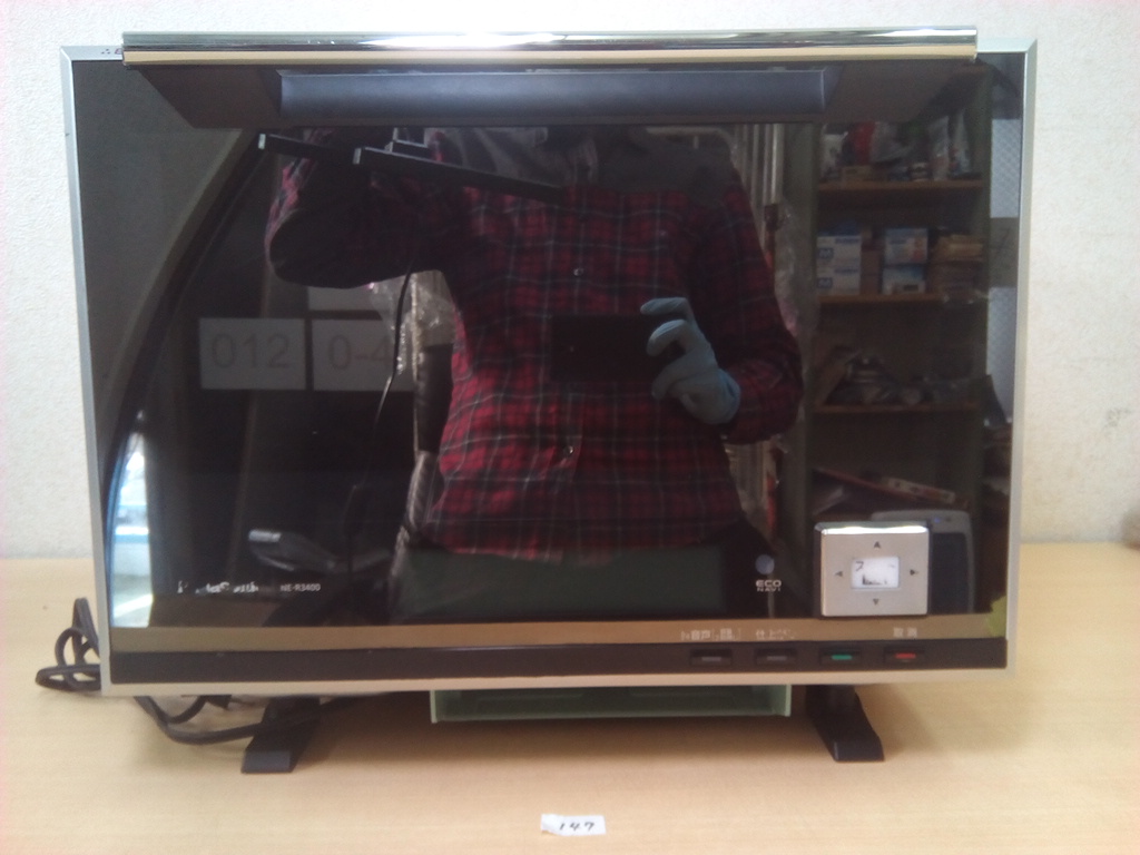 S147 Panasonic スチームオーブンレンジ NE-R3400 12年製 タンク欠品 ジャンク扱い