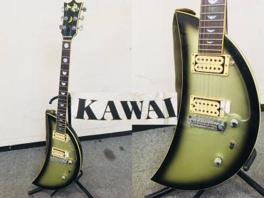 215■: ③KAWAI/カワイ/ムーンサルト/エレキギター/楽器/弦楽器/ケース付
