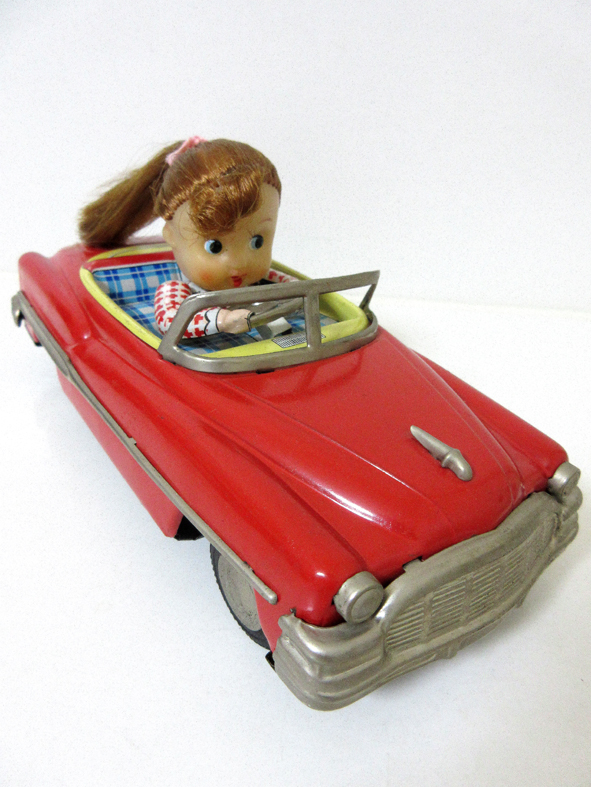ブリキ ブリキの車 KKK社製 メタル 玩具 クラシックオープンカー
