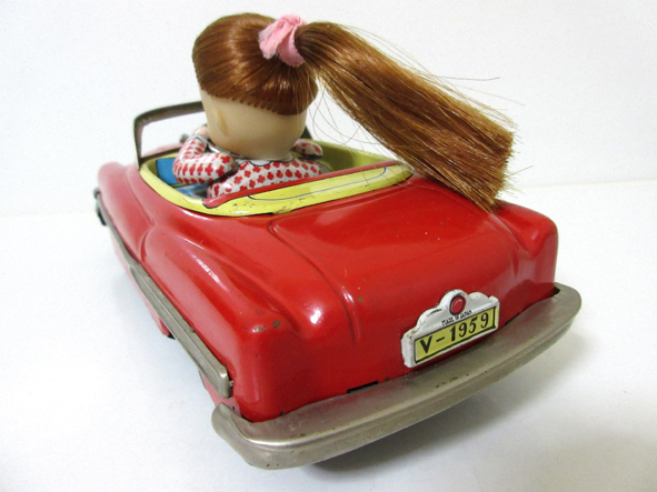 ブリキ ブリキの車 KKK社製 メタル 玩具 クラシックオープンカー