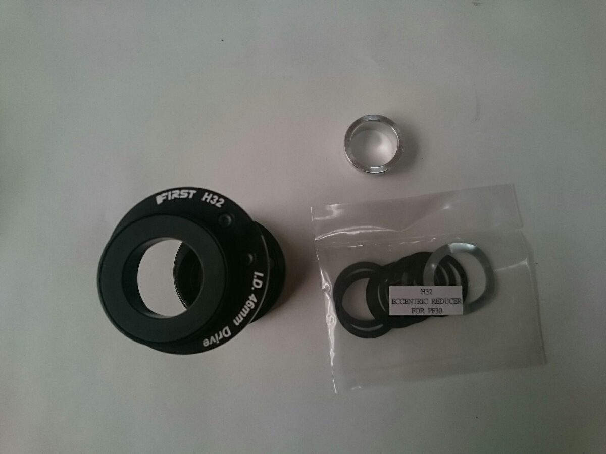 【定形外送料290円、レターパック可】 後付けエキセントリックBB プレスフィット30 シマノ、スラム両対応 シングルスピード化_1