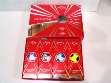 新品　2016年　キャロウェイ　クロームソフト　トゥルービス　サッカー４色柄　CHROME SOFT Truvis 正規品
