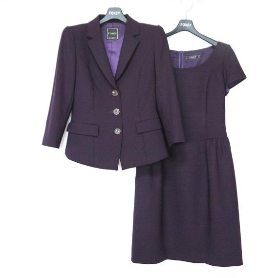  約20万FOXEY フォクシーパワーベイシックジャケット レディワンピース ワンピース スーツ(ワンピース)｜売買されたオークション情報、yahooの商品情報をアーカイブ公開 - オークファン 女性用