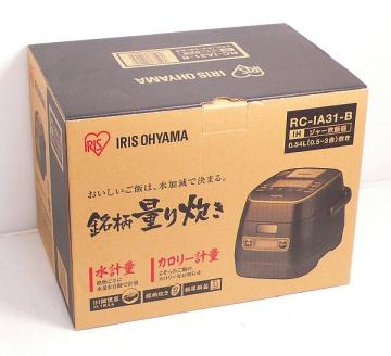 新品 アイリスオーヤマ 炊飯器 IH 3合 銘柄量り炊き IHジャー炊飯器 RC-IA31-B (2791)