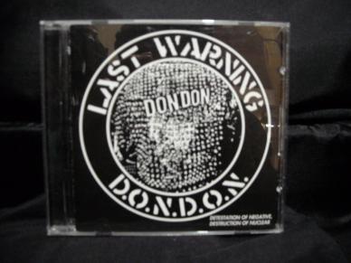 人気セール，お買い得 CD/D.O.N.D.O.N./LAST WARNING/DONDON/８０年代ジャパニーズハードコアパンクHARDCORE PUNKクラストCRUST(インディーズ)｜売買されたオークション情報、yahooの商品情報をアーカイブ公開 - オークファン インディーズ